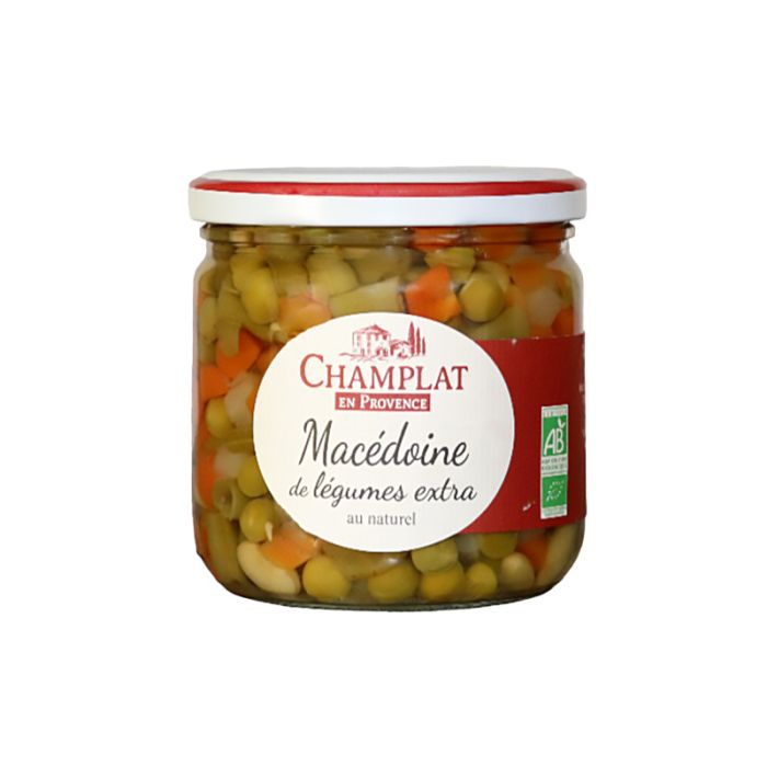 image de Macédoine de Légumes Extra Bio – 240g/445g – Champlat en Provence